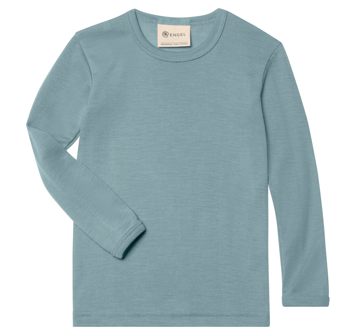 Engel Child Long Sleeve Shirt, Merino Wool/Silk, Solid