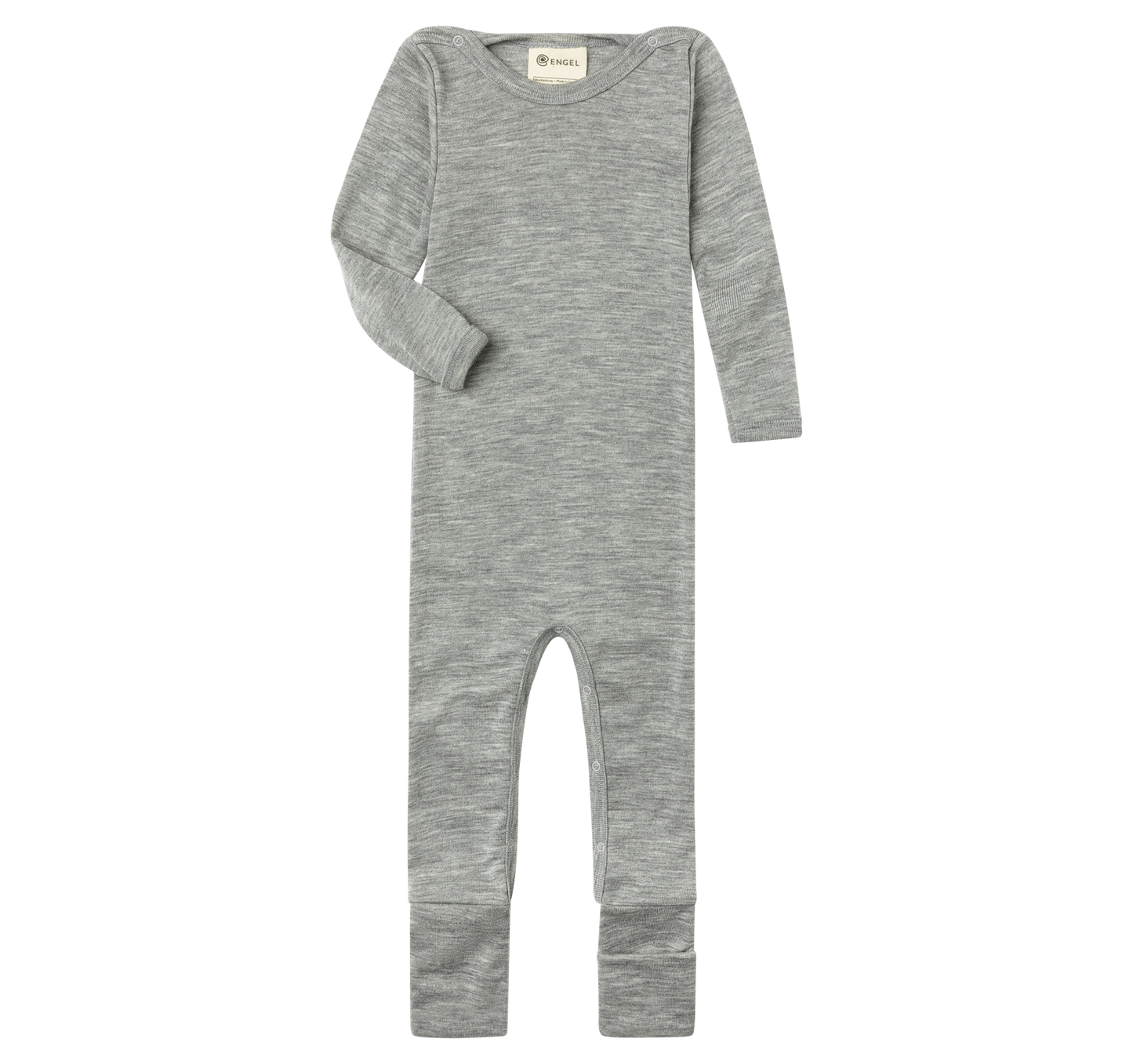 Grenouillère pour bébé/jeune enfant Engel avec revers, laine/soie : PRÉCOMMANDE