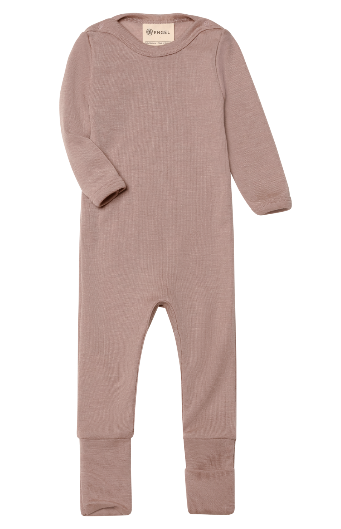 Grenouillère pour bébé/jeune enfant Engel avec revers, laine/soie : PRÉCOMMANDE