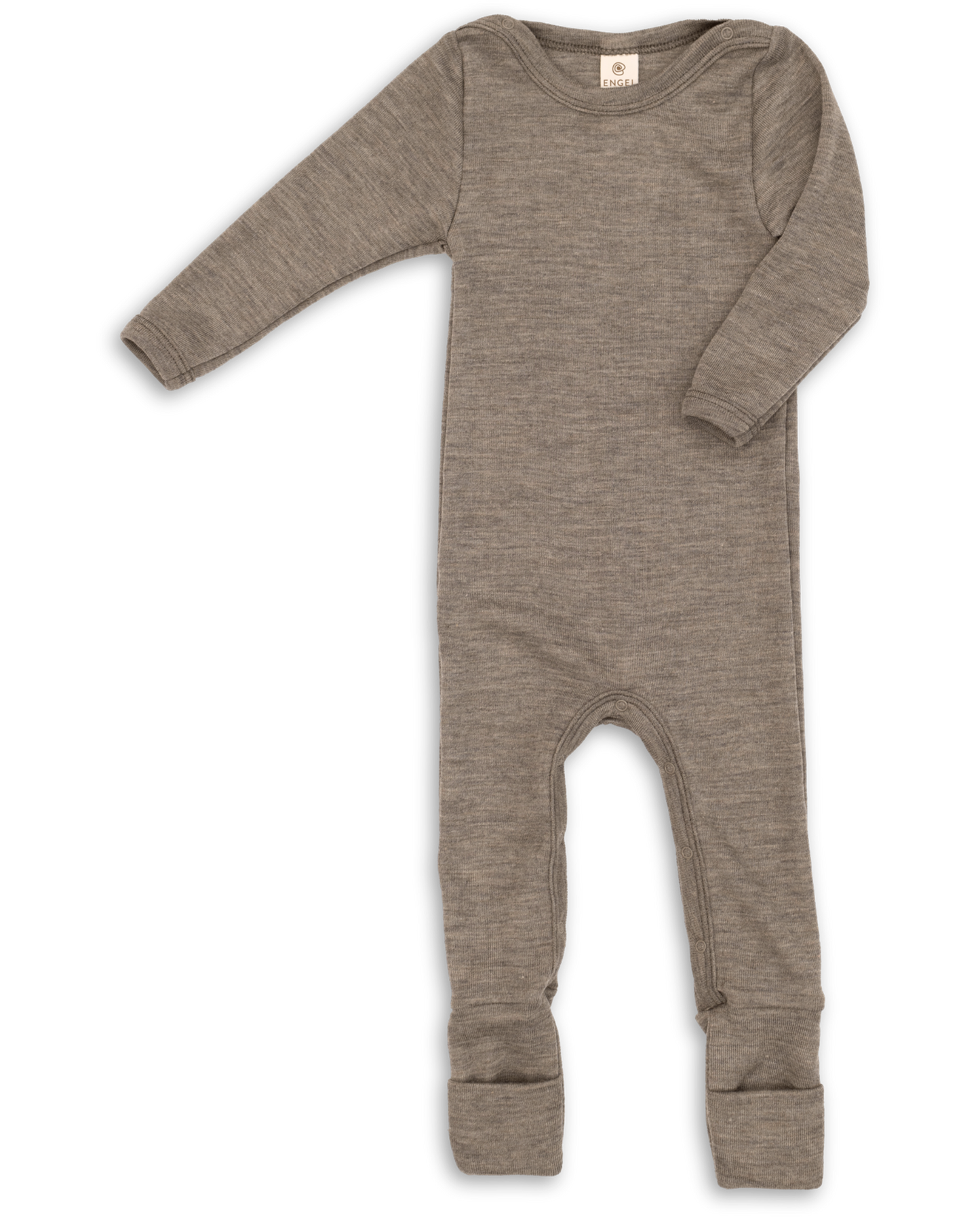 Grenouillère pour bébé/jeune enfant Engel avec revers, laine/soie : PRÉCOMMANDE