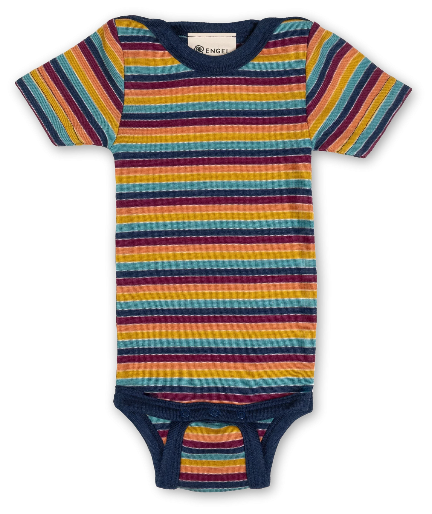 Engel Baby/Toddler Onesie, manches courtes, laine et soie