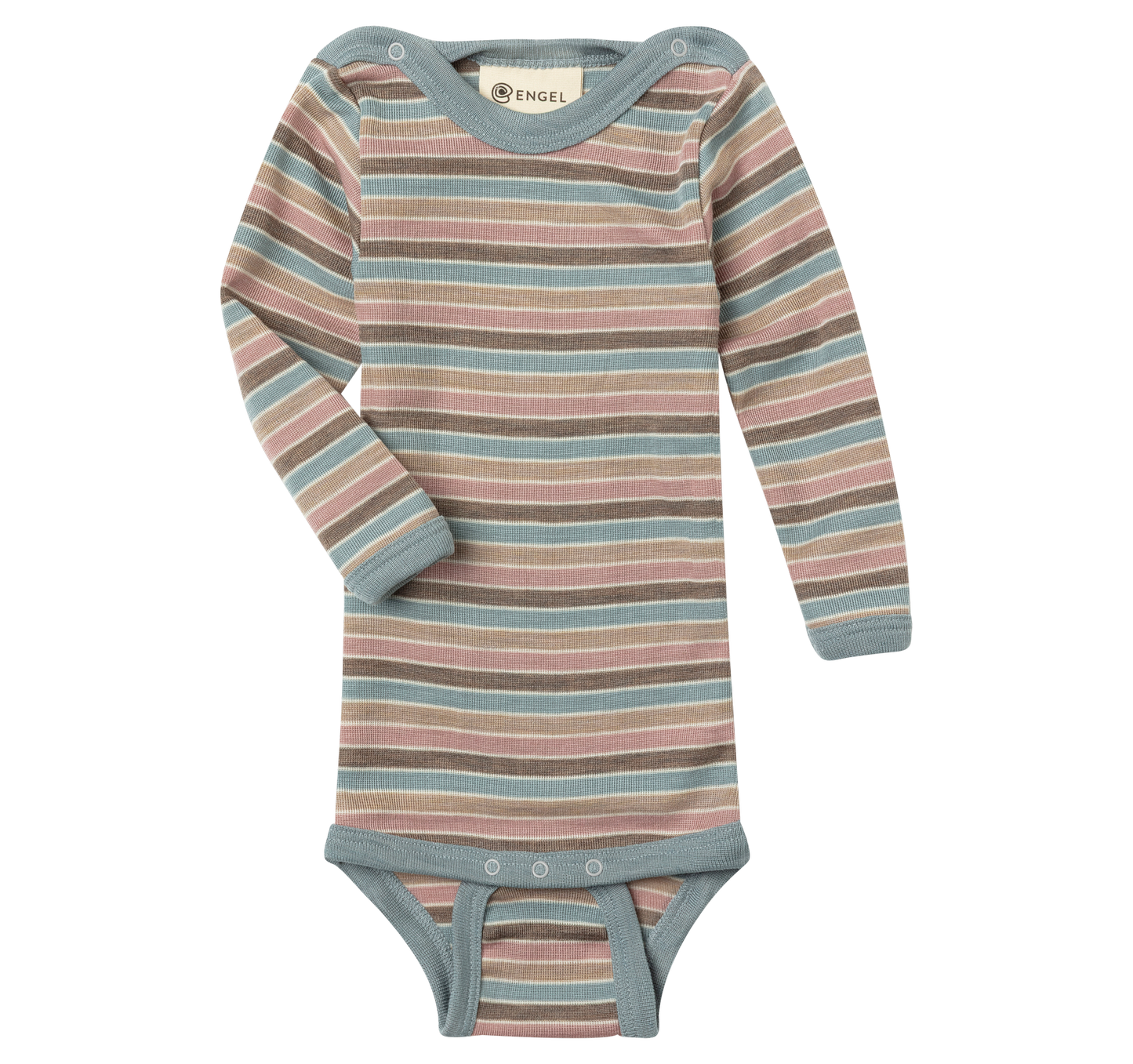 Engel Baby/Toddler Onesie, manches longues, laine mérinos/soie
