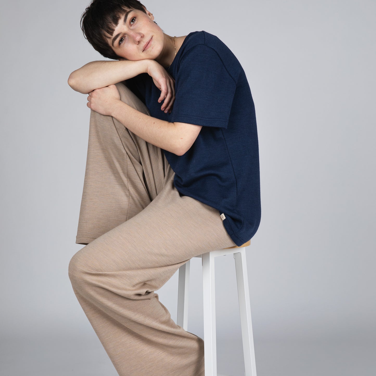 Engel Women Lounge Pants, Merino Wool/Silk Interlock - PRE-ORDER ONLY