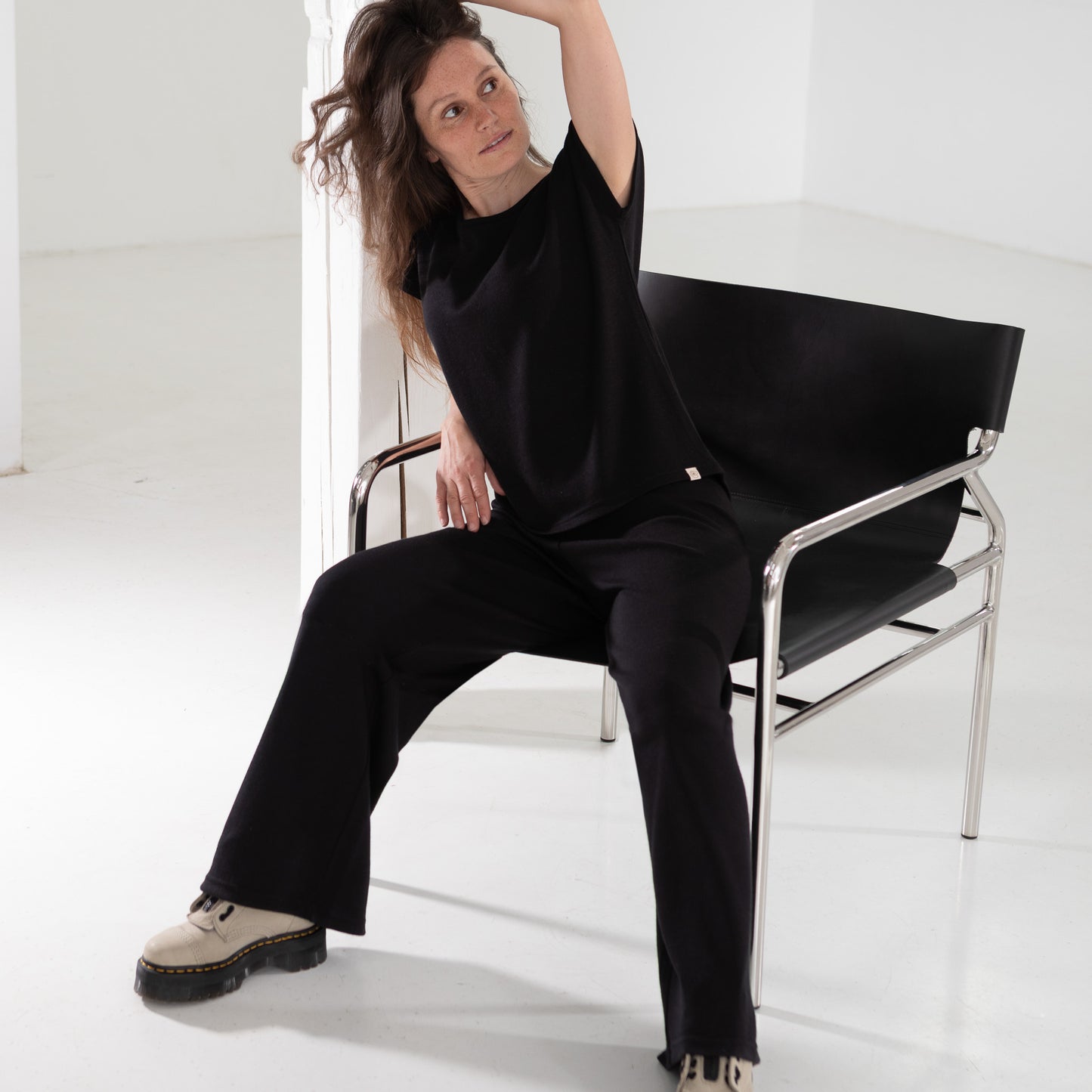 Engel Women Lounge Pants, Merino Wool/Silk Interlock - PRE-ORDER ONLY