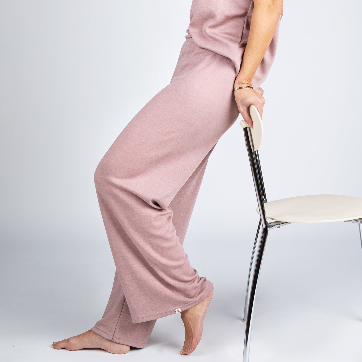 Engel Women Lounge Pants, Merino Wool/Silk Interlock - PRE-ORDER ONLY