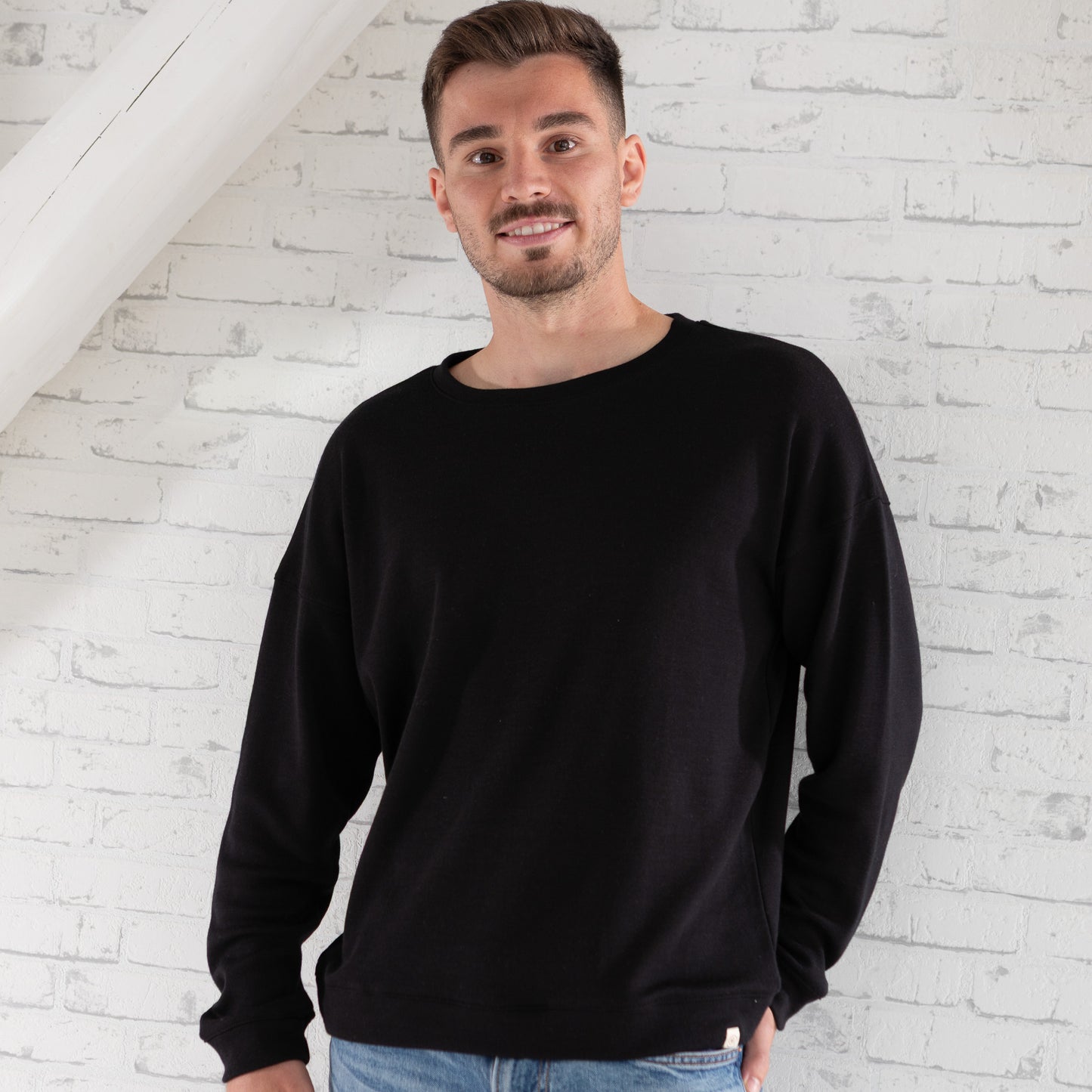 Engel Unisex Sweatshirt, Merino Wool/Silk Interlock - PRE-ORDER ONLY