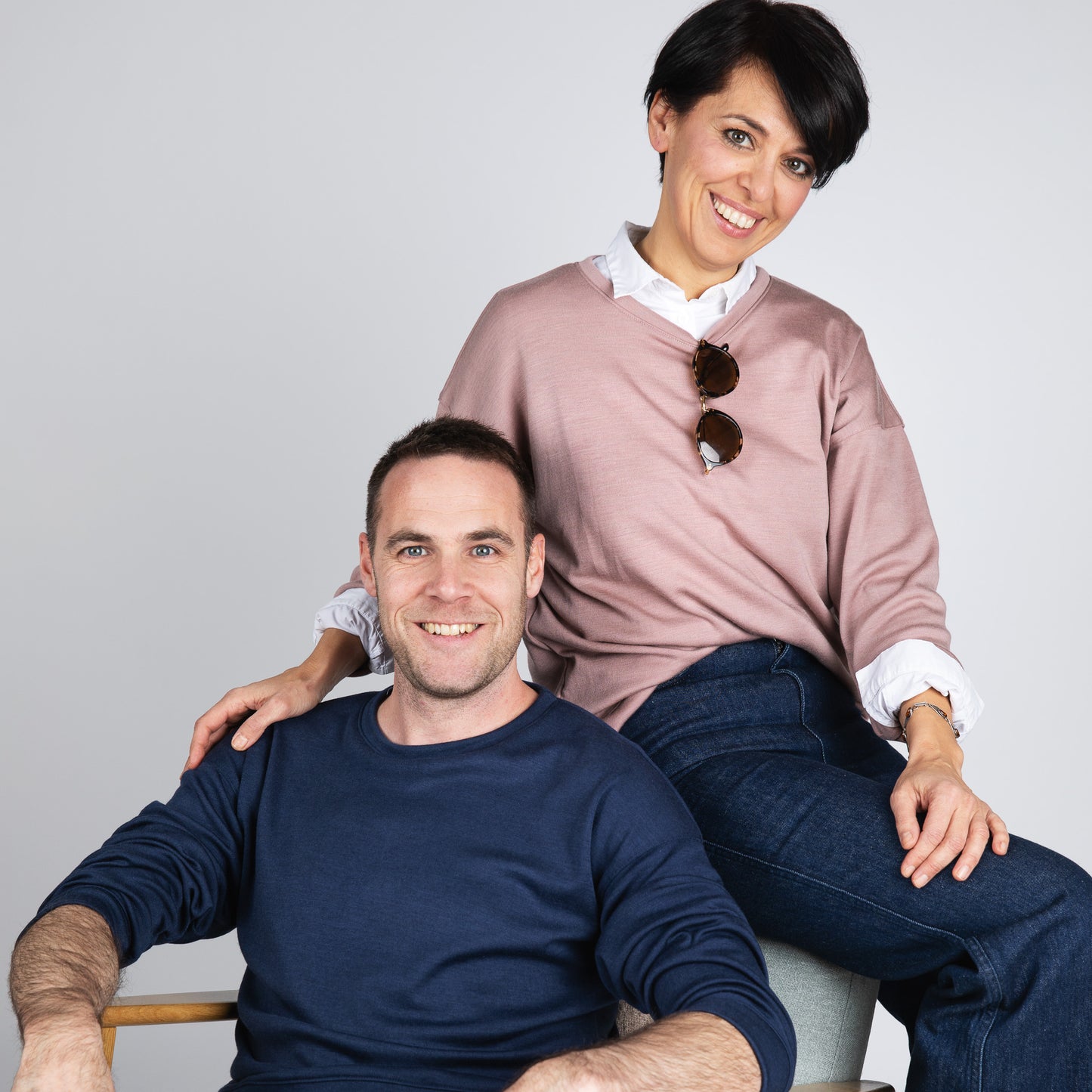 Engel Unisex Sweatshirt, Merino Wool/Silk Interlock - PRE-ORDER ONLY