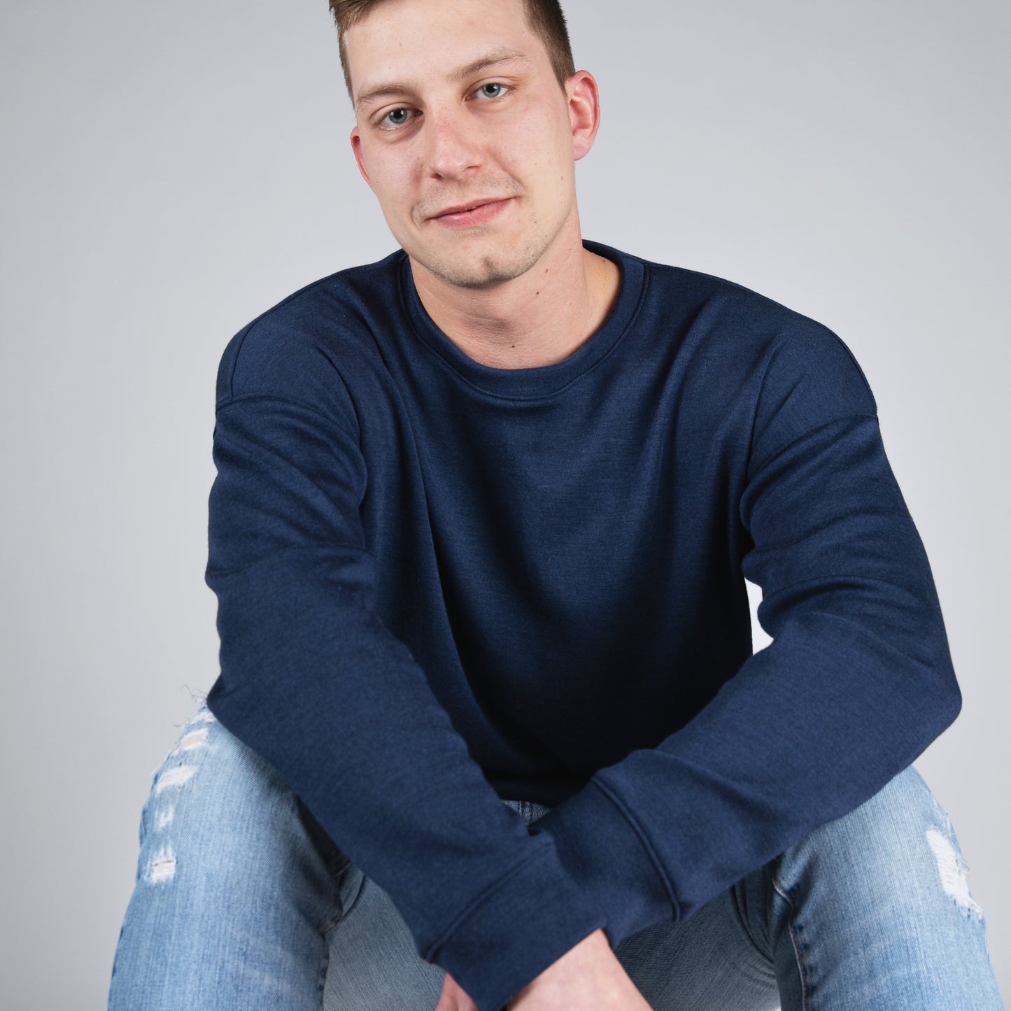 Engel Unisex Sweatshirt, Merino Wool/Silk Interlock - PRE-ORDER ONLY