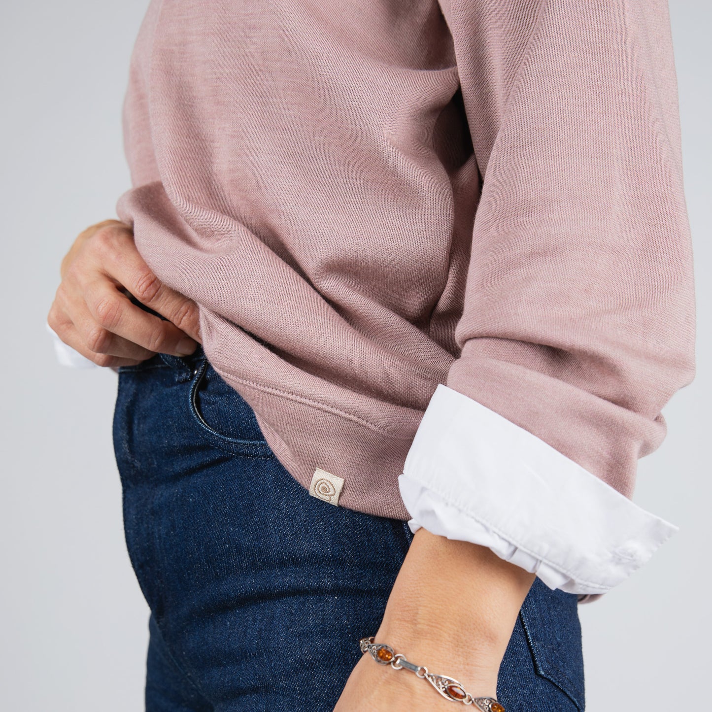 Engel Unisex Sweatshirt, Merino Wool/Silk Interlock - PRE-ORDER ONLY