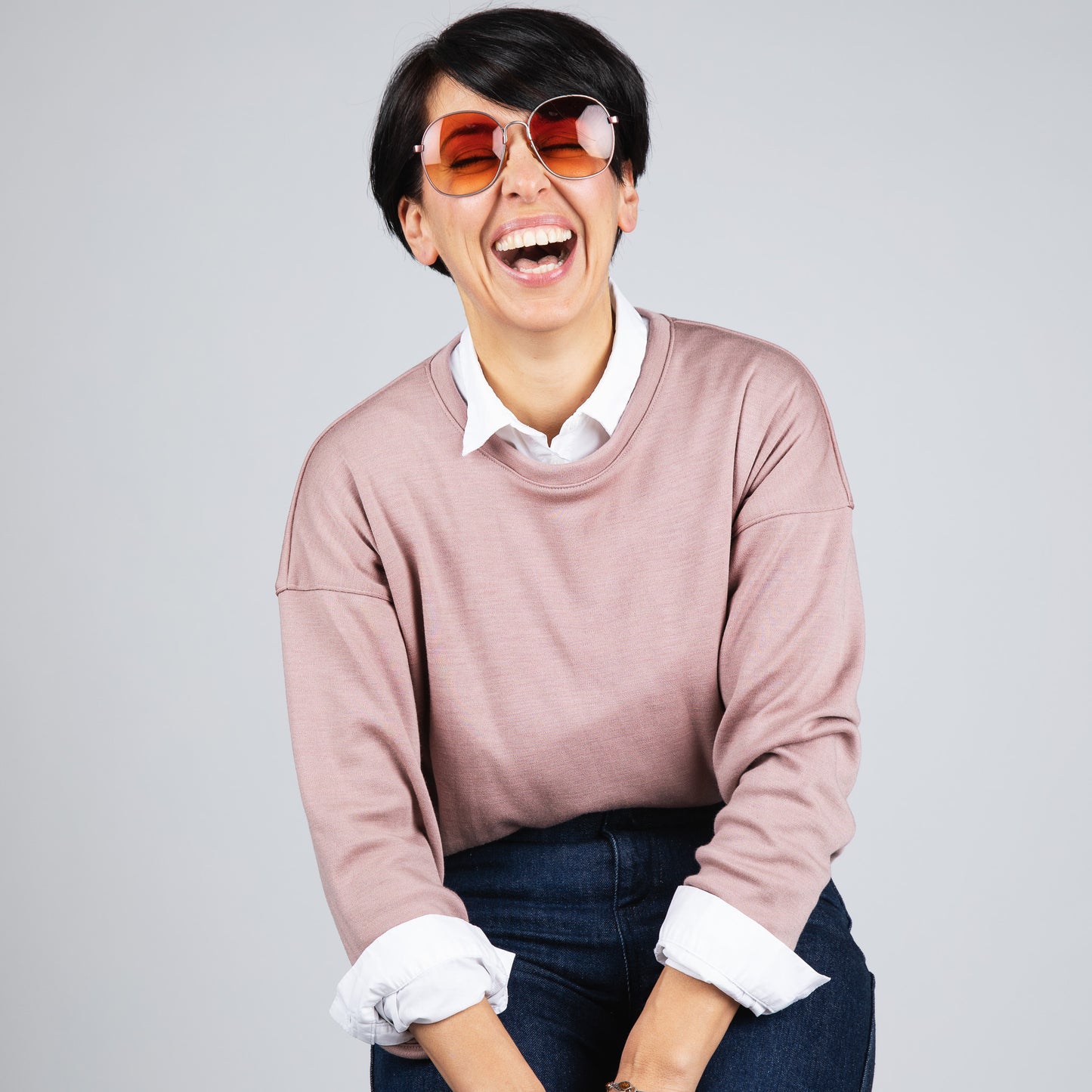 Engel Unisex Sweatshirt, Merino Wool/Silk Interlock - PRE-ORDER ONLY