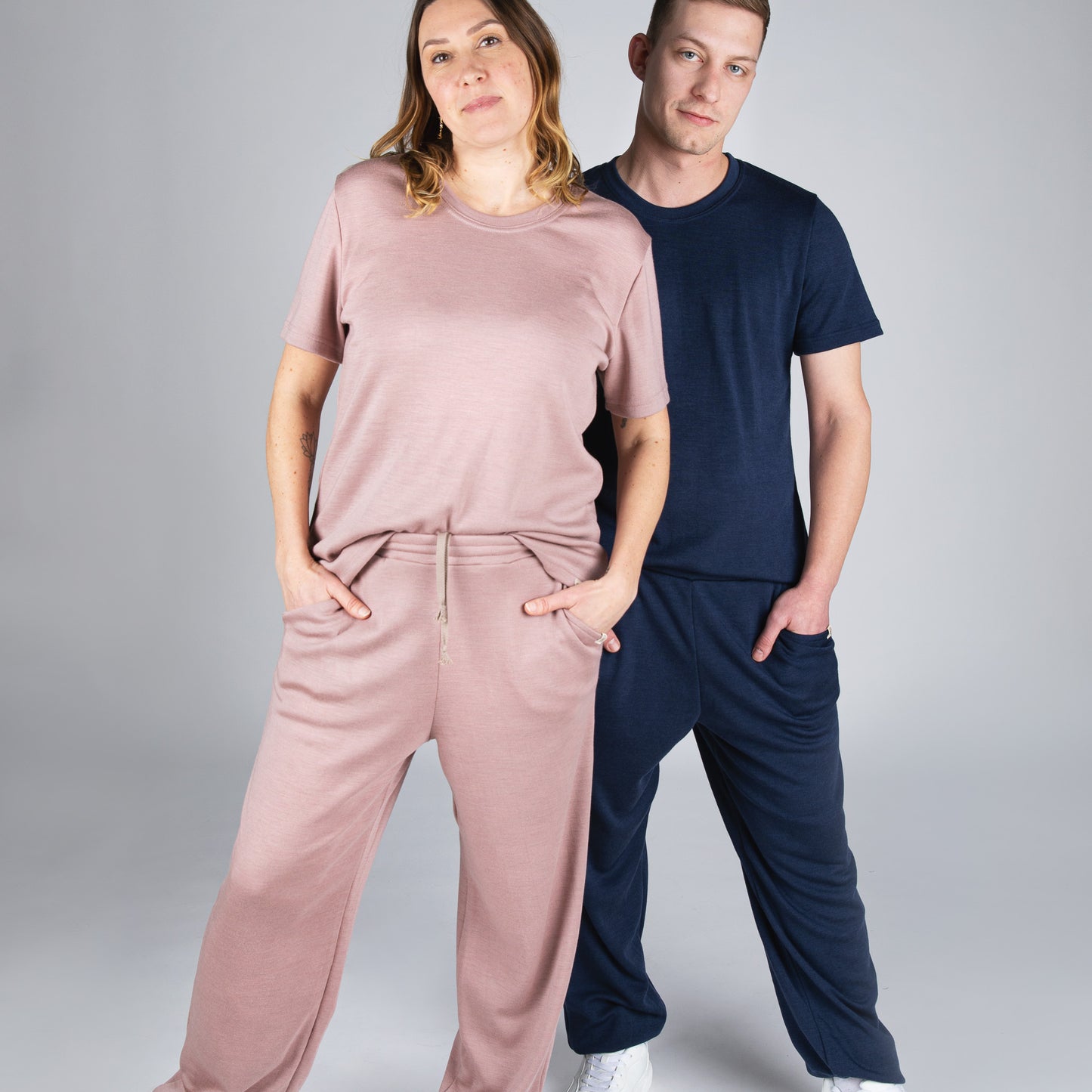 Engel Unisex Sweat Pant, Merino Wool/Silk Interlock - PRE-ORDER ONLY