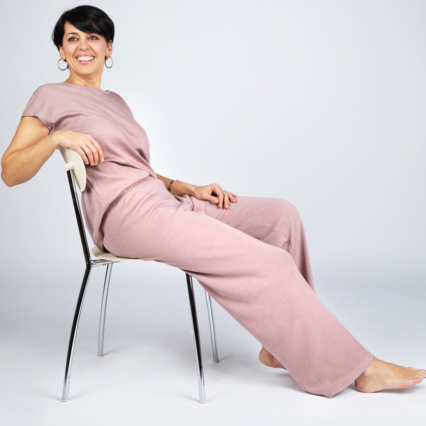 Engel Women Lounge Pants, Merino Wool/Silk Interlock - PRE-ORDER ONLY