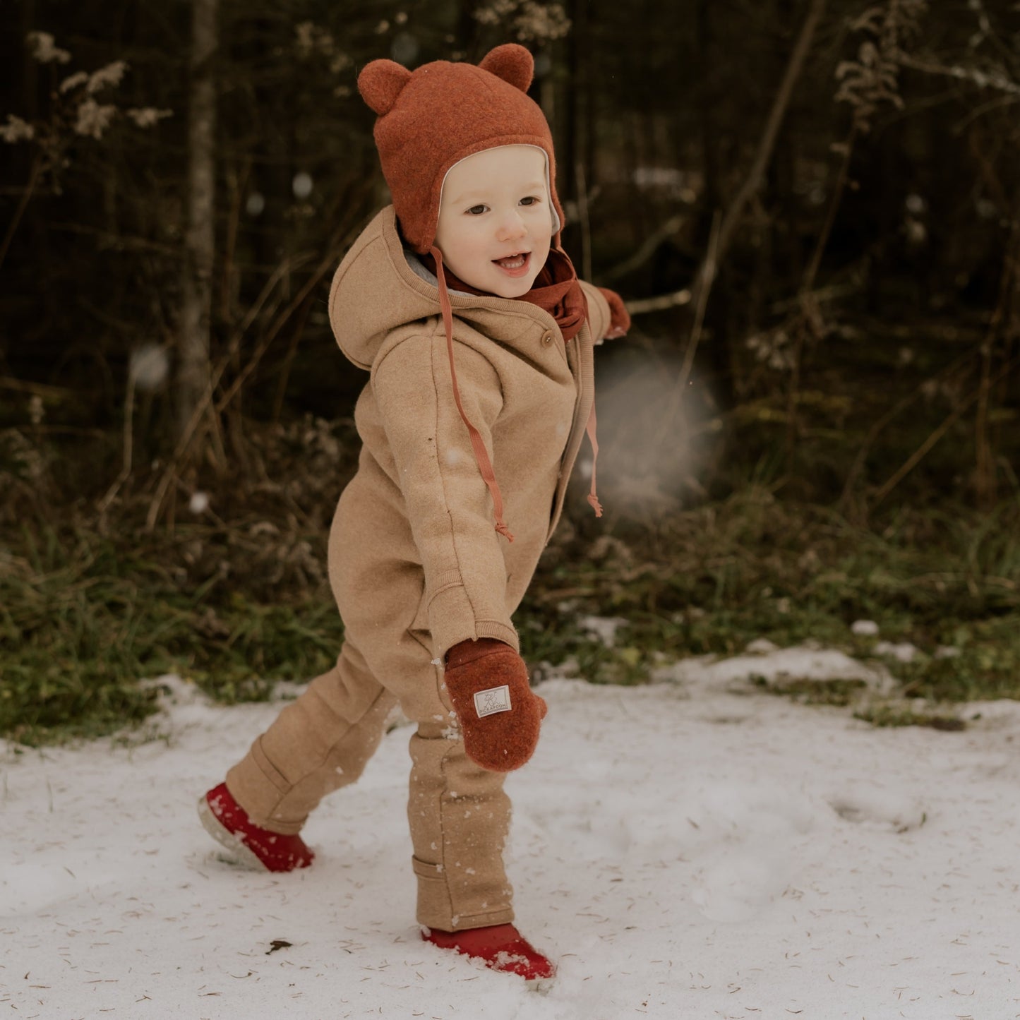 Disana Baby/Toddler Overall, Boiled Wool – Warmth and Weather