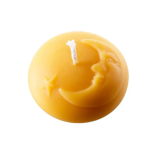 Dipam Moon and Star Beeswax Candle