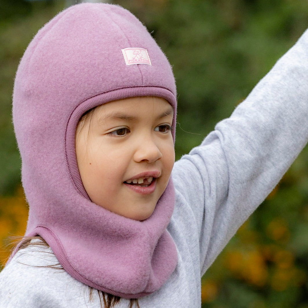 Pickapooh Baby/Toddler Balaclava, Wool Fleece