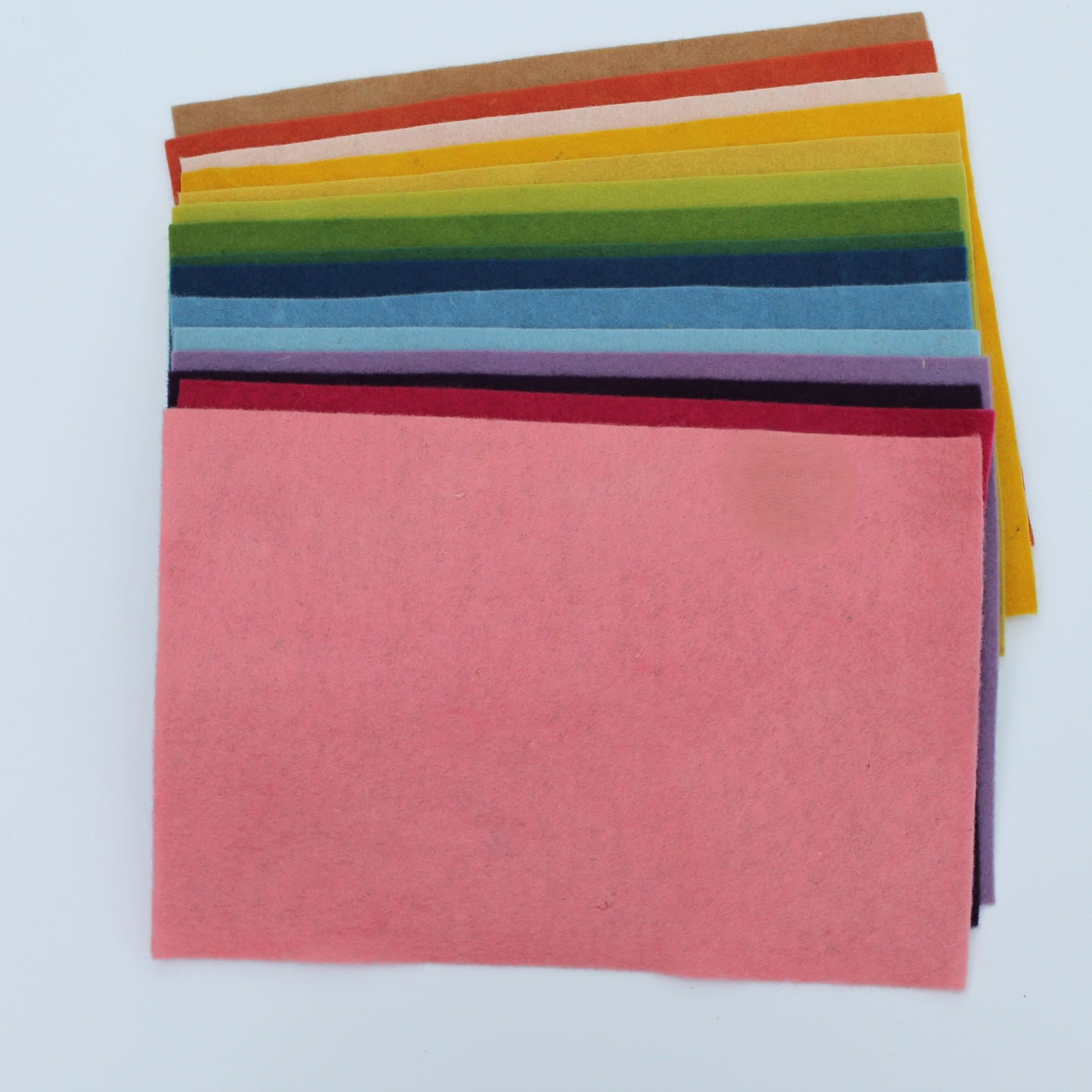 Filges Wool Felt Bioland- Assorted 15 Colour Pack, Organic Wool