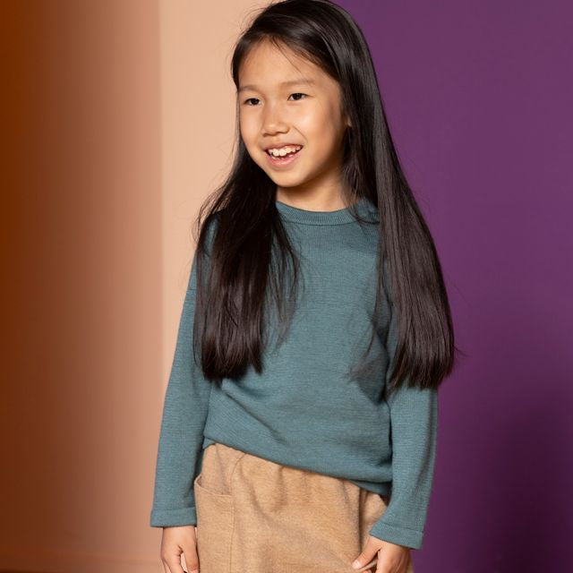 Disana Toddler/Child Sweater, Merino Wool Knit: PRE-ORDER