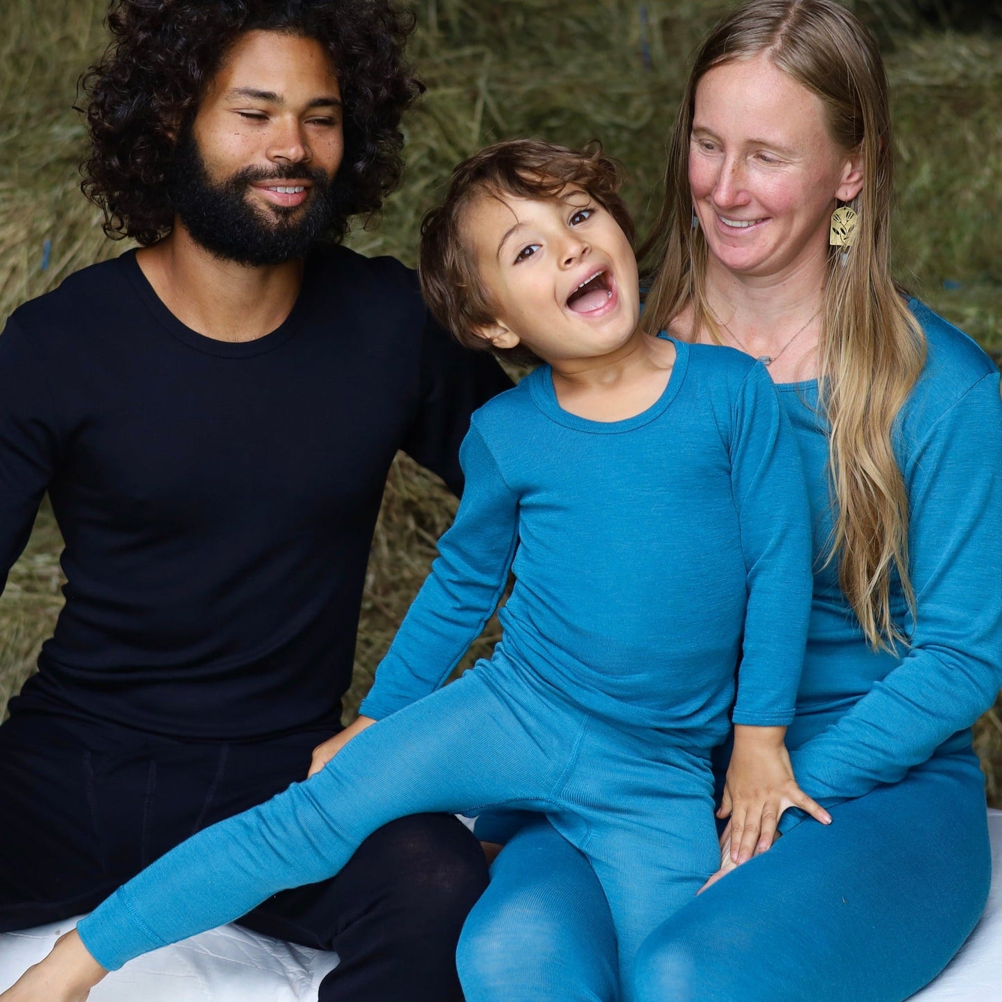 Hocosa Legging pour tout-petit avec revers, laine/soie