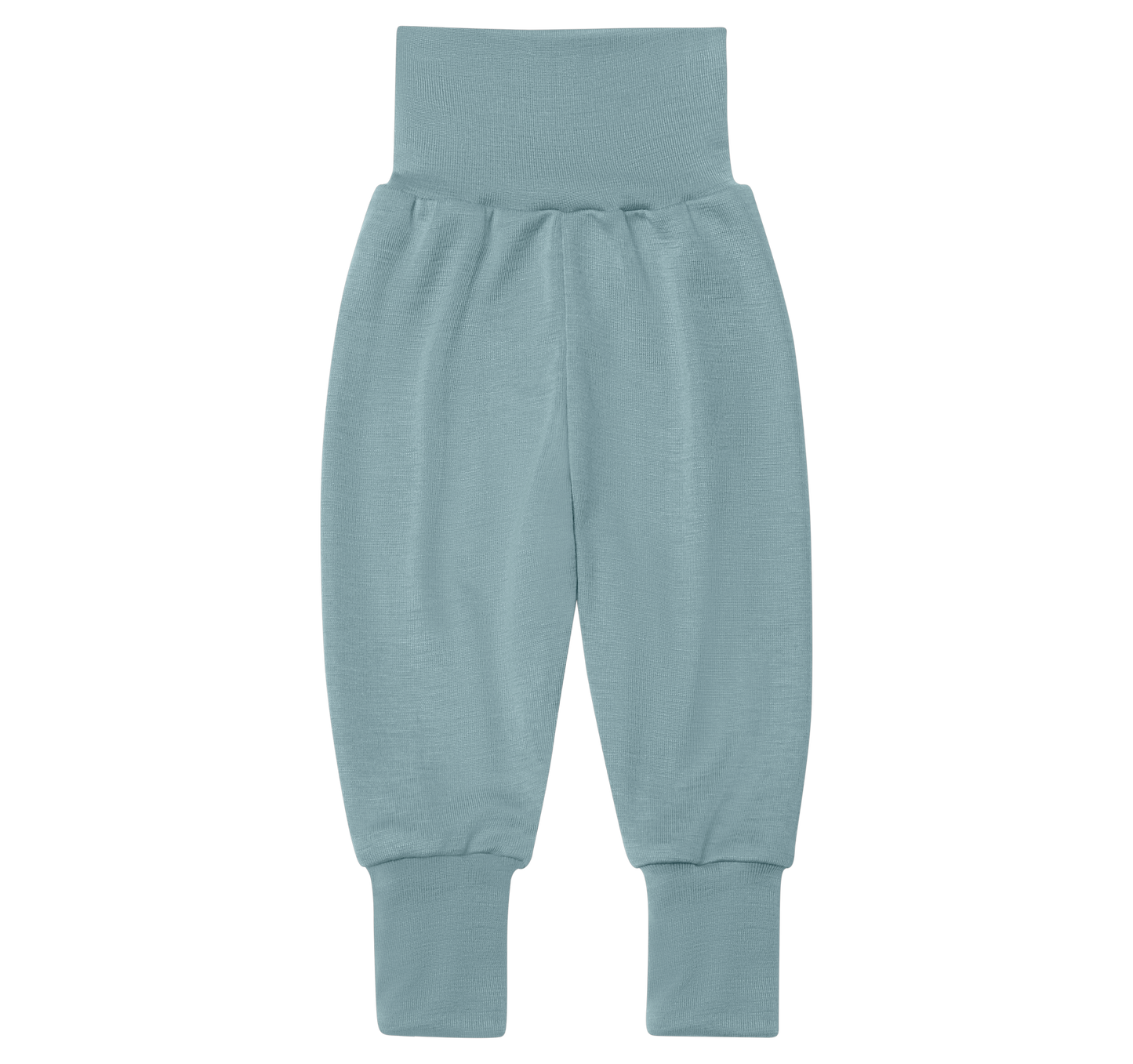 Pantaloni Alla Collo In Lana Merino Biologica Per Bambini, 100% Lana KbT, Rosso Mélange, Taglia 86/92