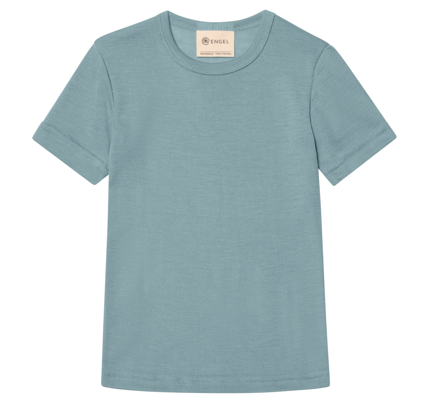 Chemise à manches courtes Engel pour enfant, laine/soie