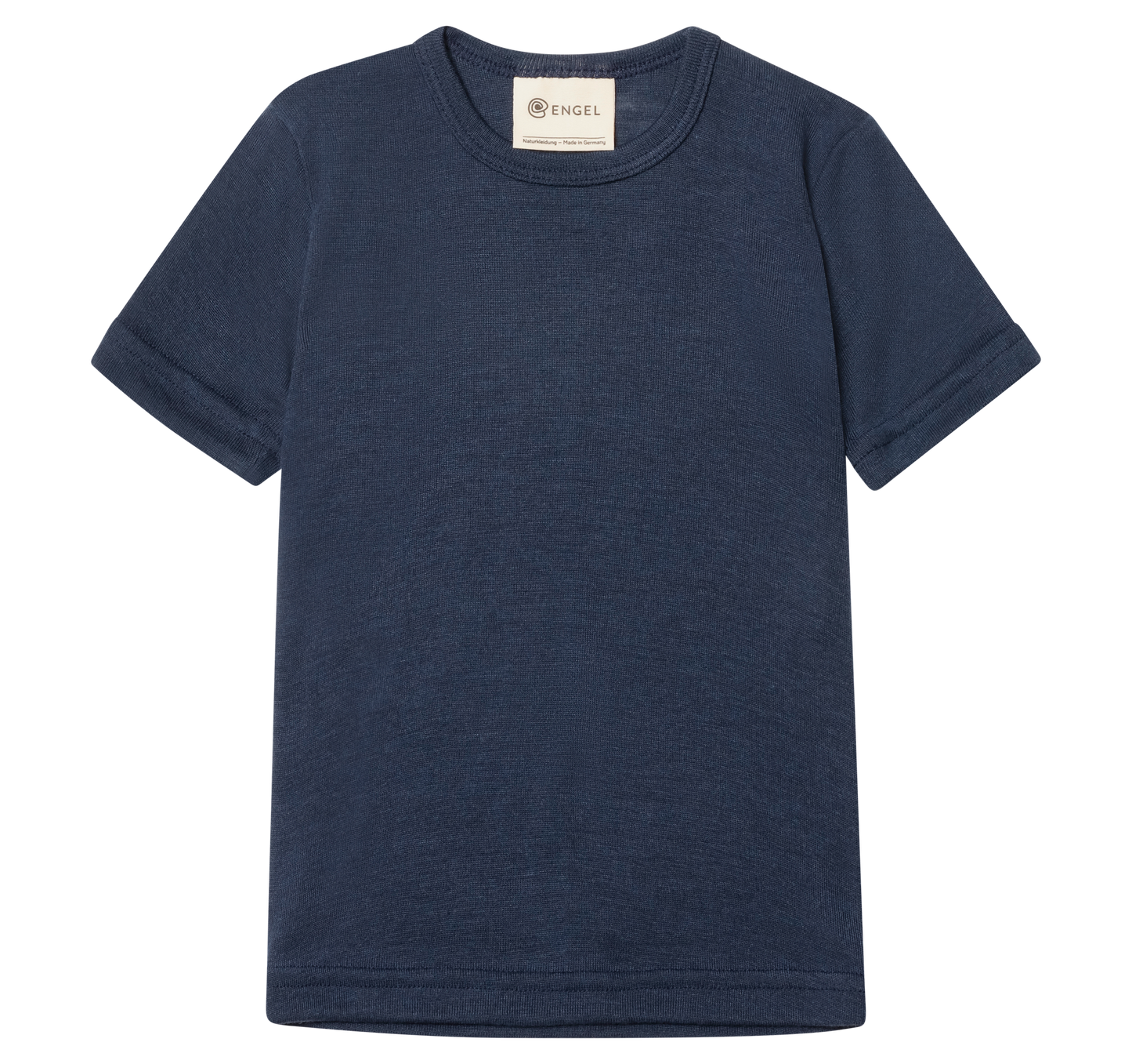 Chemise à manches courtes Engel pour enfant, laine/soie