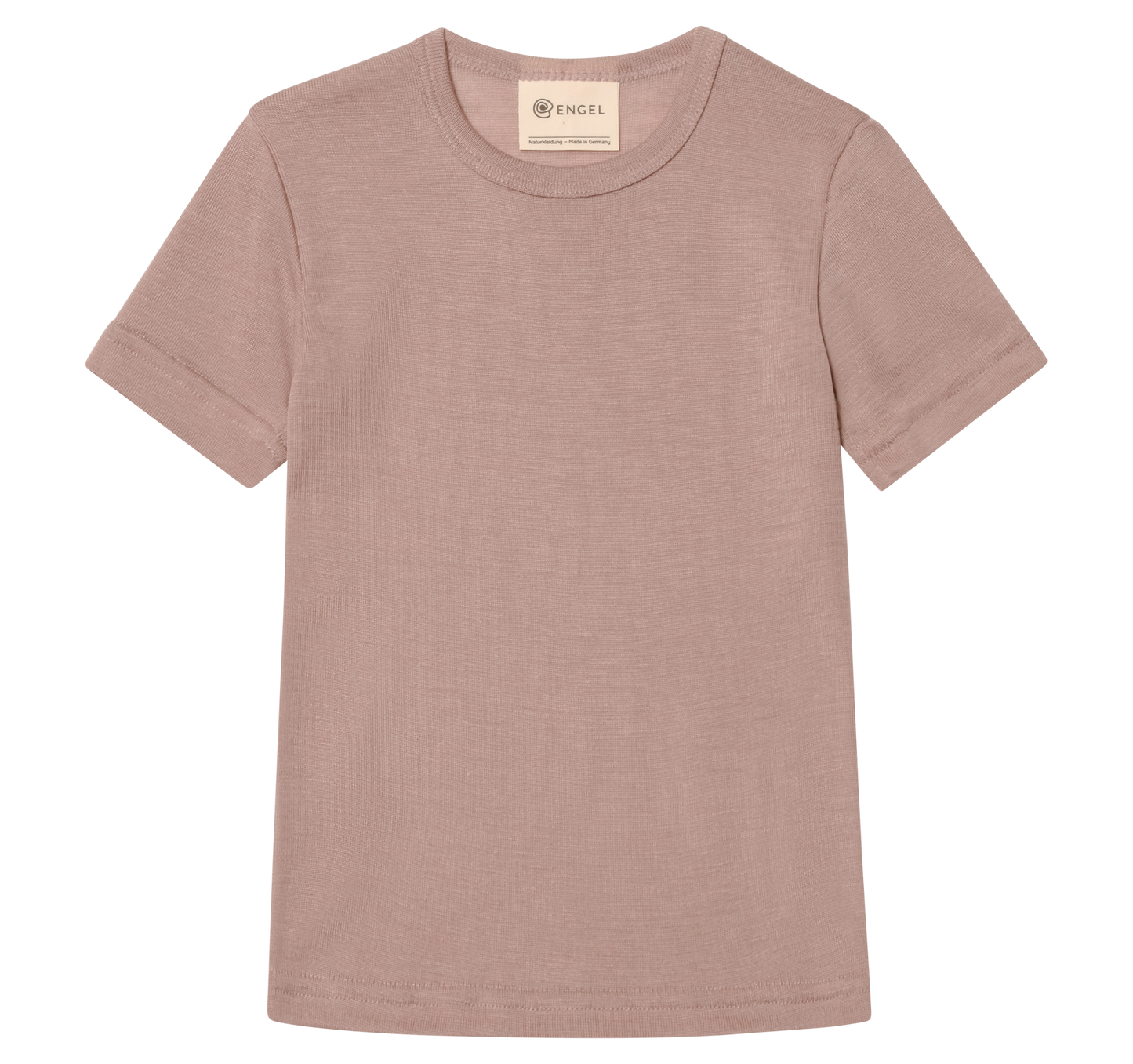 Chemise à manches courtes Engel pour enfant, laine/soie