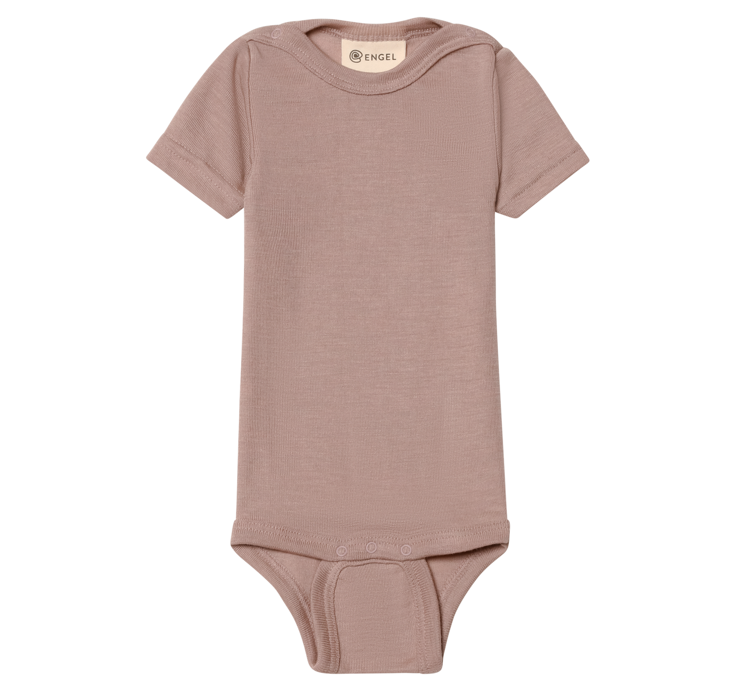 Engel Baby/Toddler Onesie, manches courtes, laine et soie