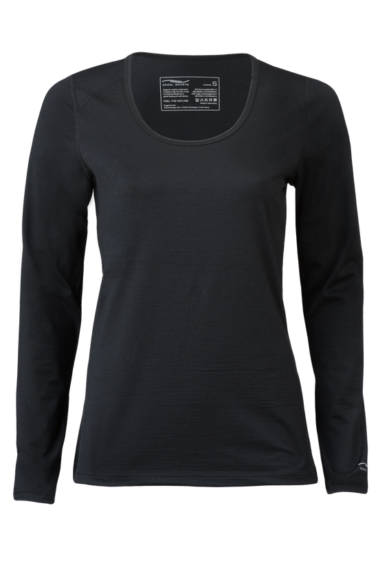 Engel Women's Eco Sport Long Sleeve Shirt, Wool/Silk