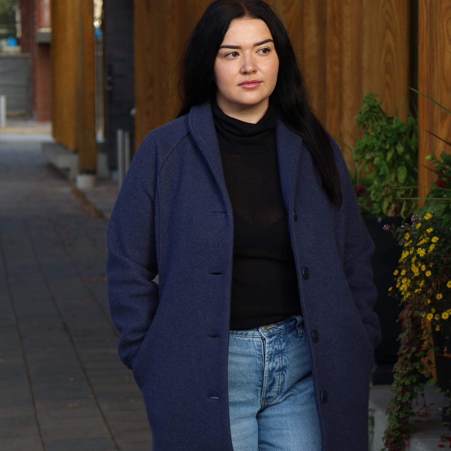 Disana Women's Boiled Wool Coat