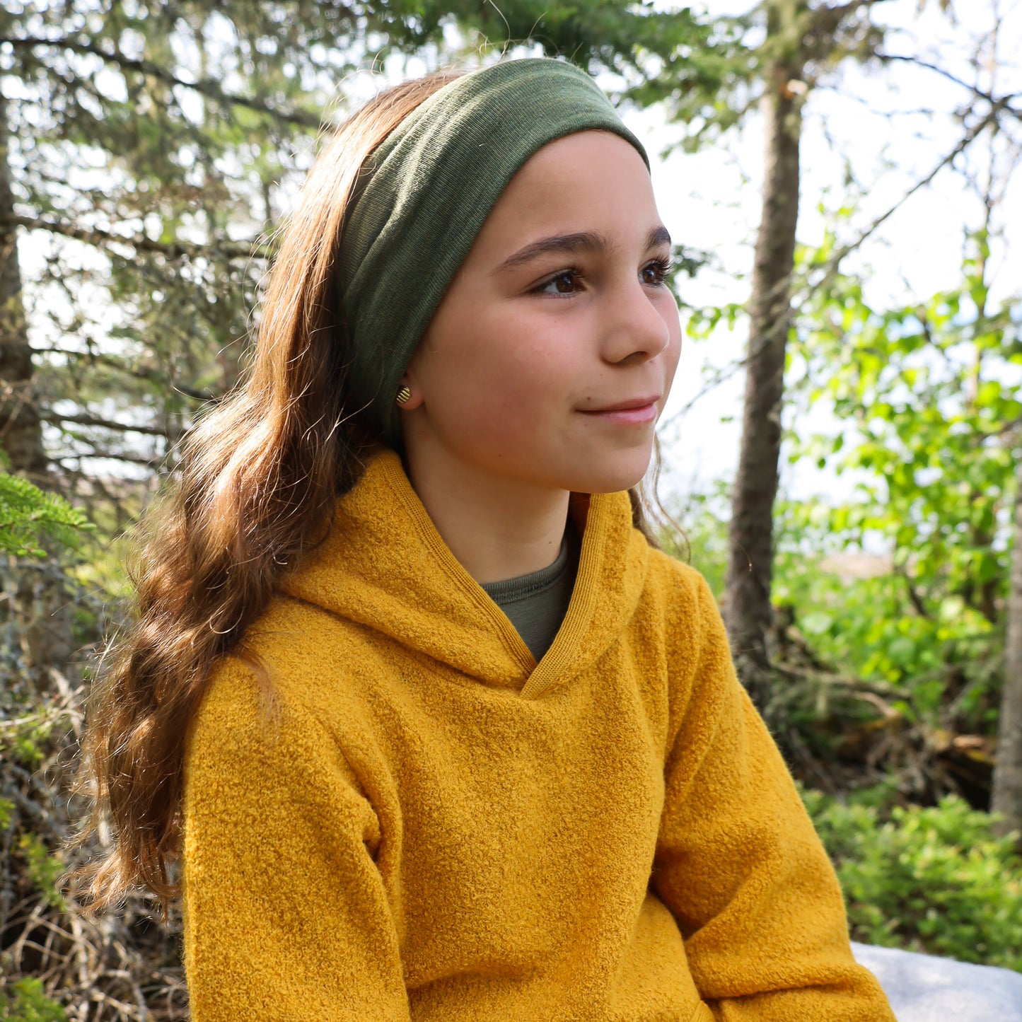 Pickapooh Child Strunzel Neck Buff /Head Band, Wool/Silk