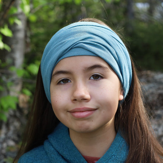 Pickapooh Child Strunzel Neck Buff /Head Band, Wool/Silk