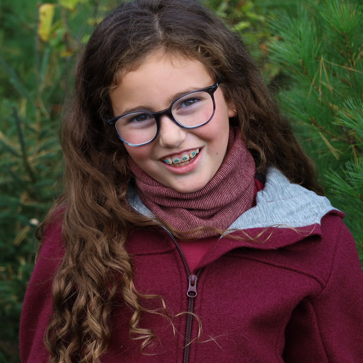 Disana Toddler/Child/Adult Knit Neck Buff, Merino Wool