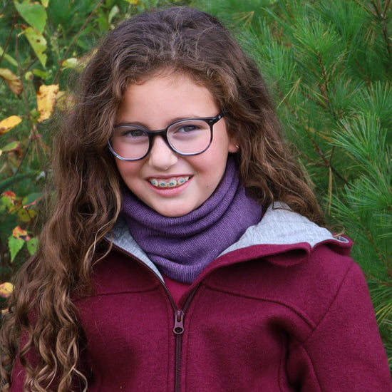 Disana Toddler/Child/Adult Knit Neck Buff, Merino Wool