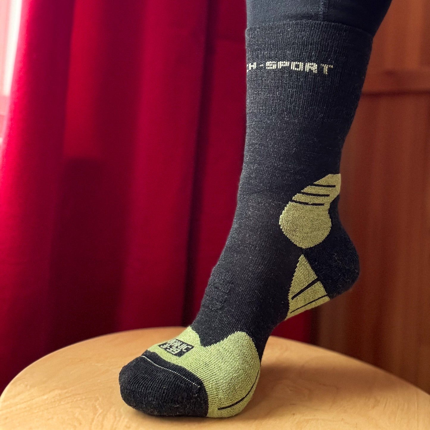 Hirsch Natur Sport Sock, 93% Organic Merino with 7% Elastane