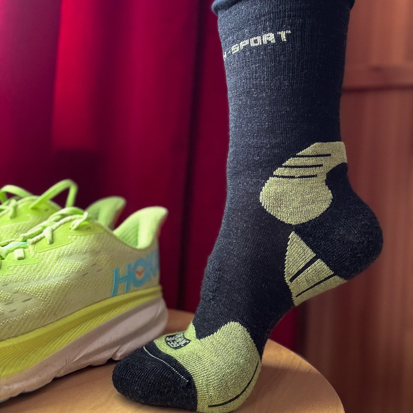 Hirsch Natur Sport Sock, 93% Organic Merino with 7% Elastane