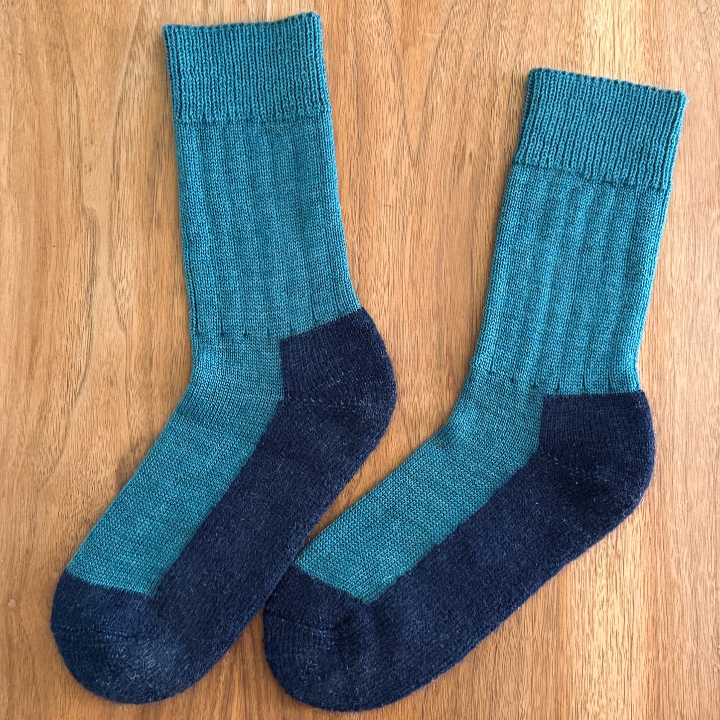 Hirsch Natur Unisex Hiking Sock with Thick Sole, Merino Wool