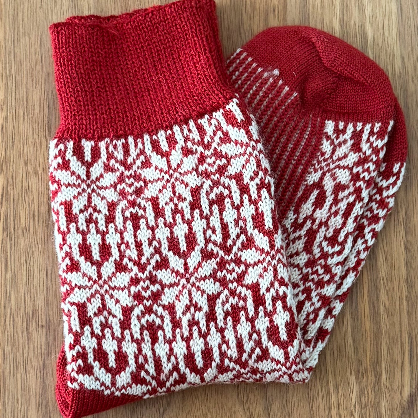 Hirsch Natur Unisex Norwegian Star Sock with Reinforced Sole, Merino Wool