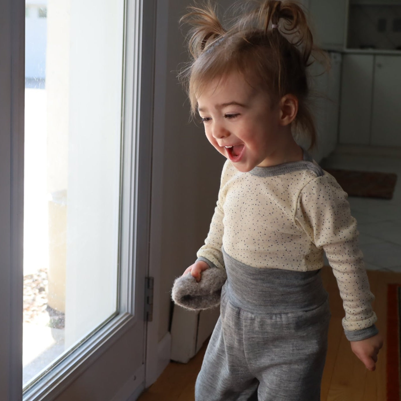 Engel Baby/Toddler Onesie, Long-sleeve, Merino Wool/Silk – Warmth