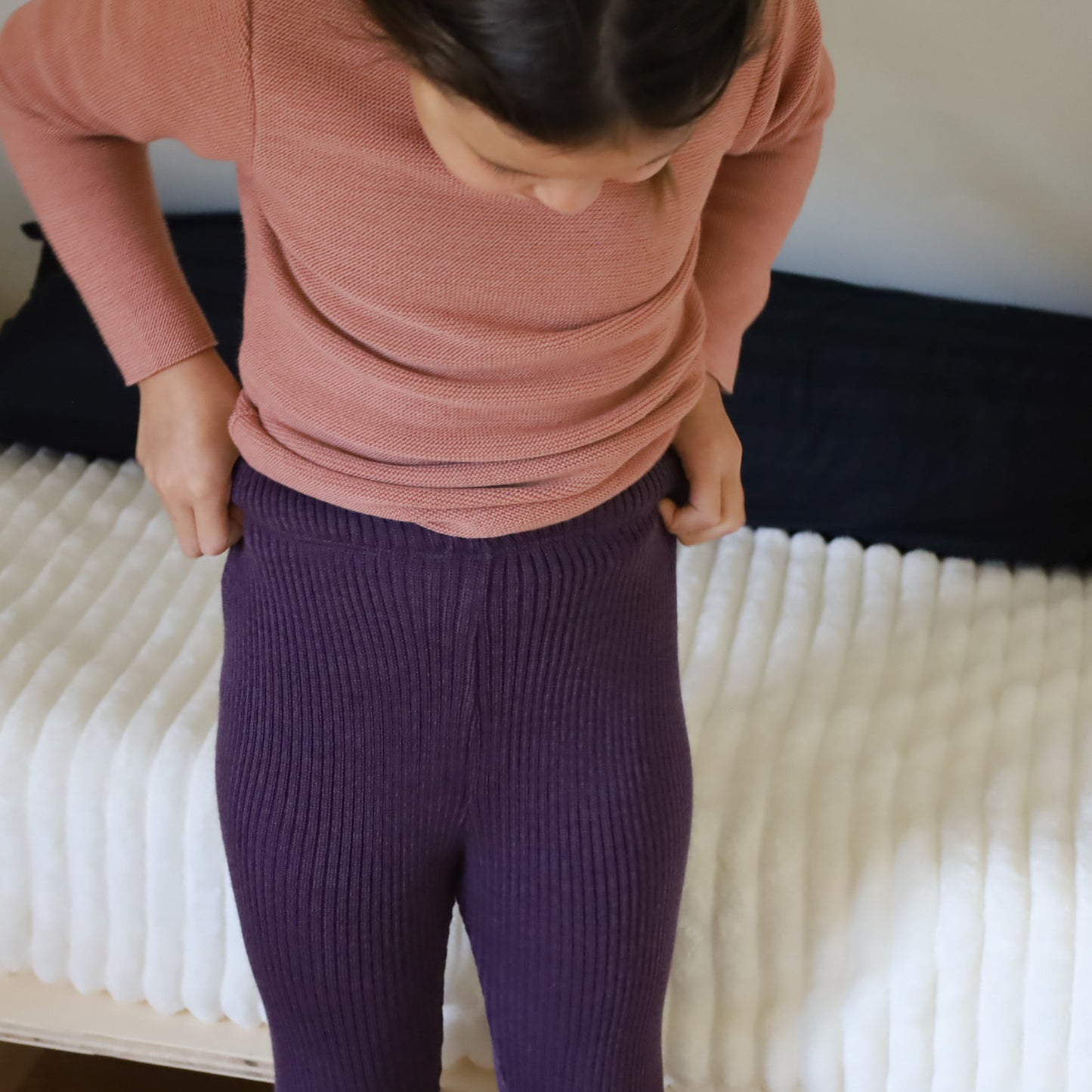 Disana Child Legging, Wool Knit