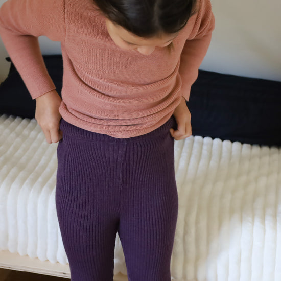 Disana Child Legging, Wool Knit