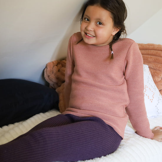 Disana Child Legging, Wool Knit