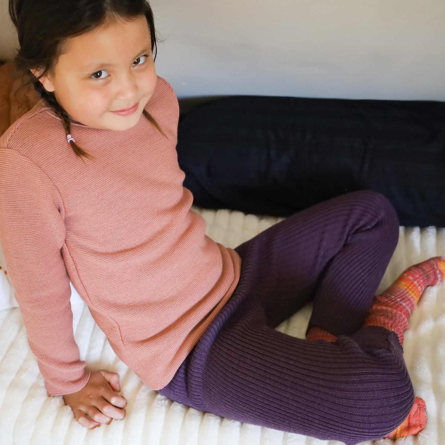 Disana Child Legging, Wool Knit
