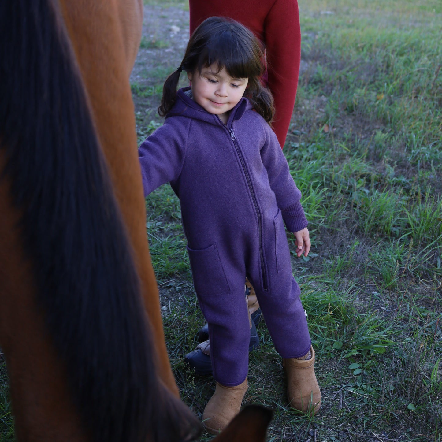 Disana Baby/Toddler Boiled Wool Overall with Zipper - NEW