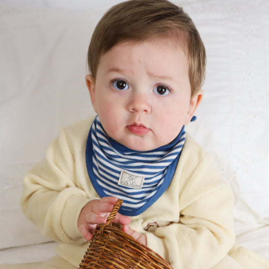 Pickapooh Bavoir bandana pour bébé, laine/soie
