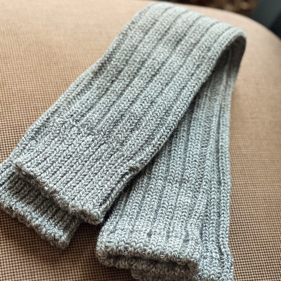 Hirsch Natur Heavy Wool Leg Warmers, Merino Wool