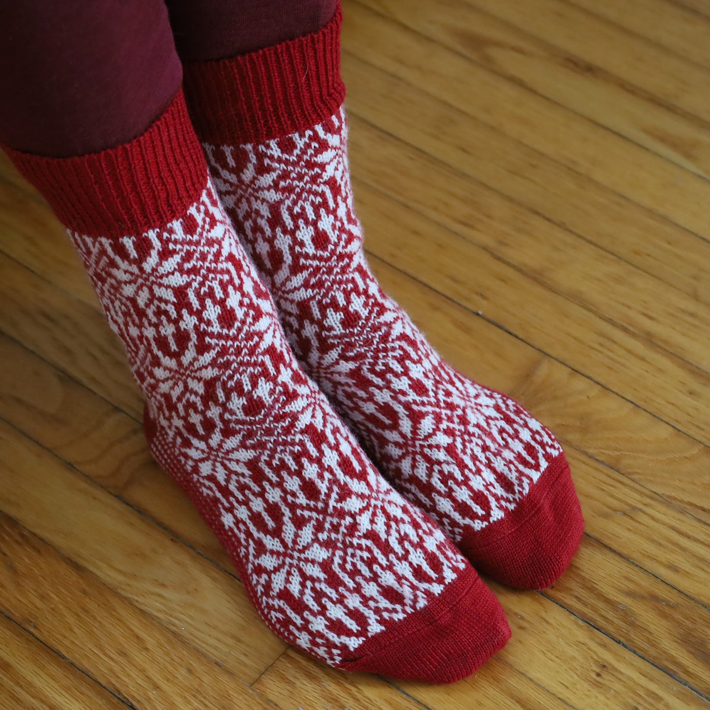 Hirsch Natur Chaussettes Norvégiennes Unisexe avec Semelle Renforcée, Laine Mérinos