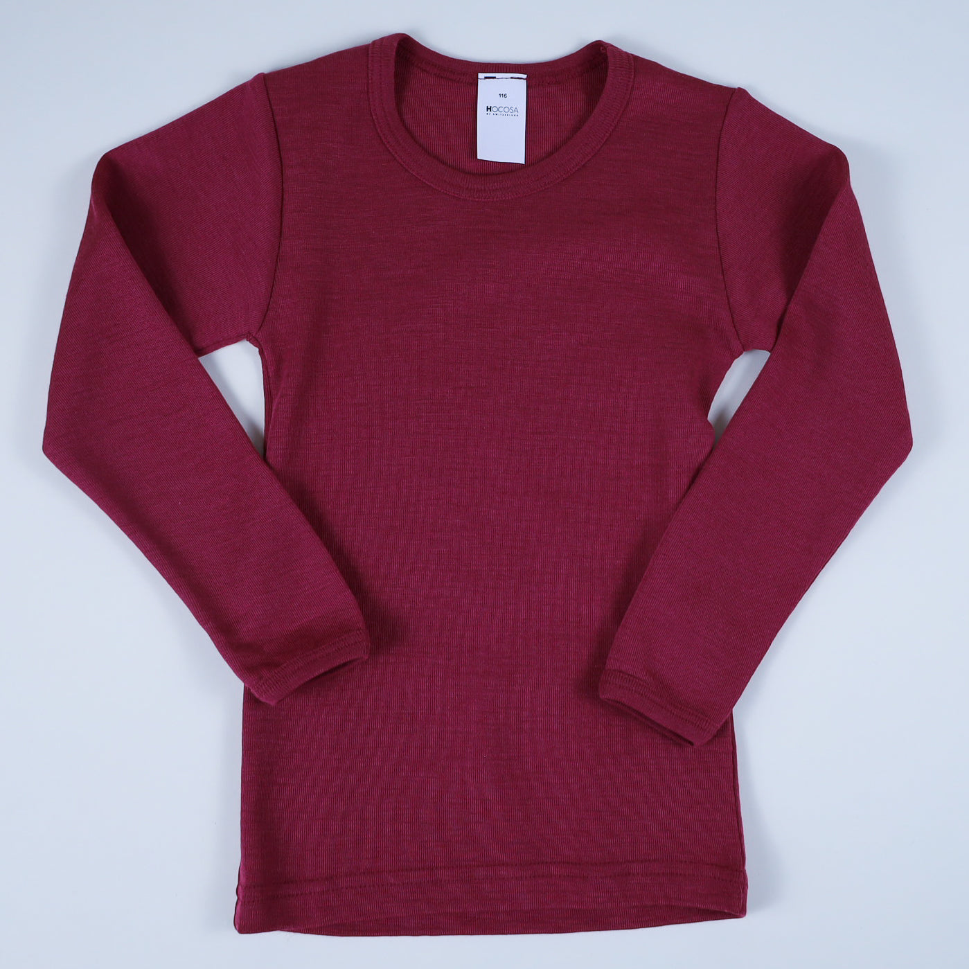 Hocosa Organic Wool/Silk Long-Underwear Shirt with Long Sleeves