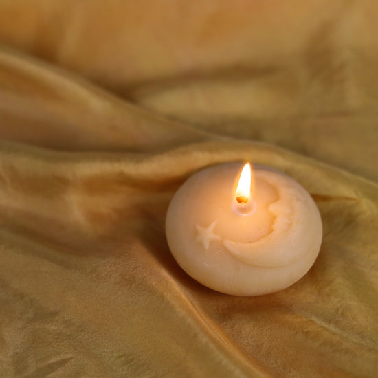 Dipam Moon and Star Beeswax Candle