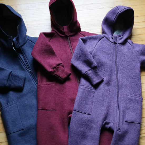 Disana Baby/Toddler Boiled Wool Overall with Zipper - NEW