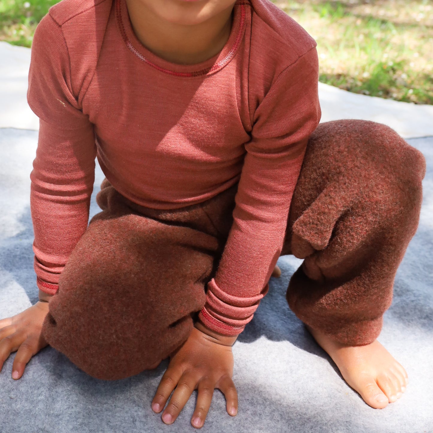 Pantalon en laine polaire pour enfant Engel